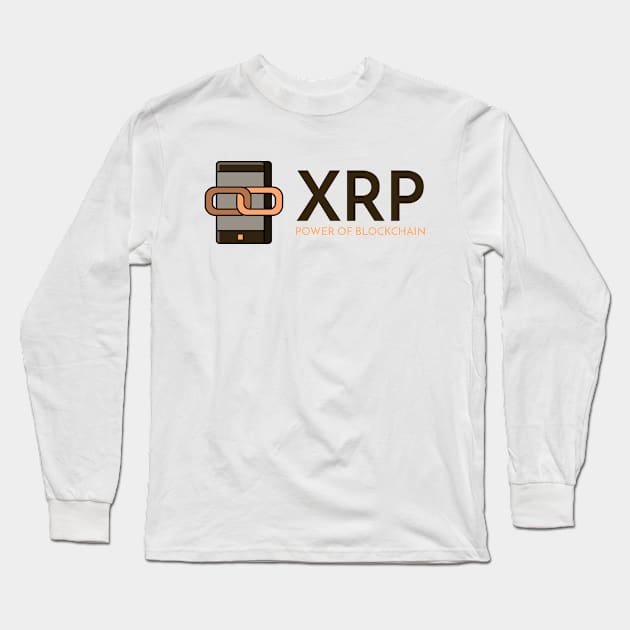 XRP power of blockchain Long Sleeve T-Shirt by Tshirtguy